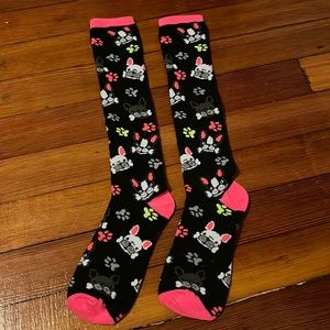 Knee-high dog socks